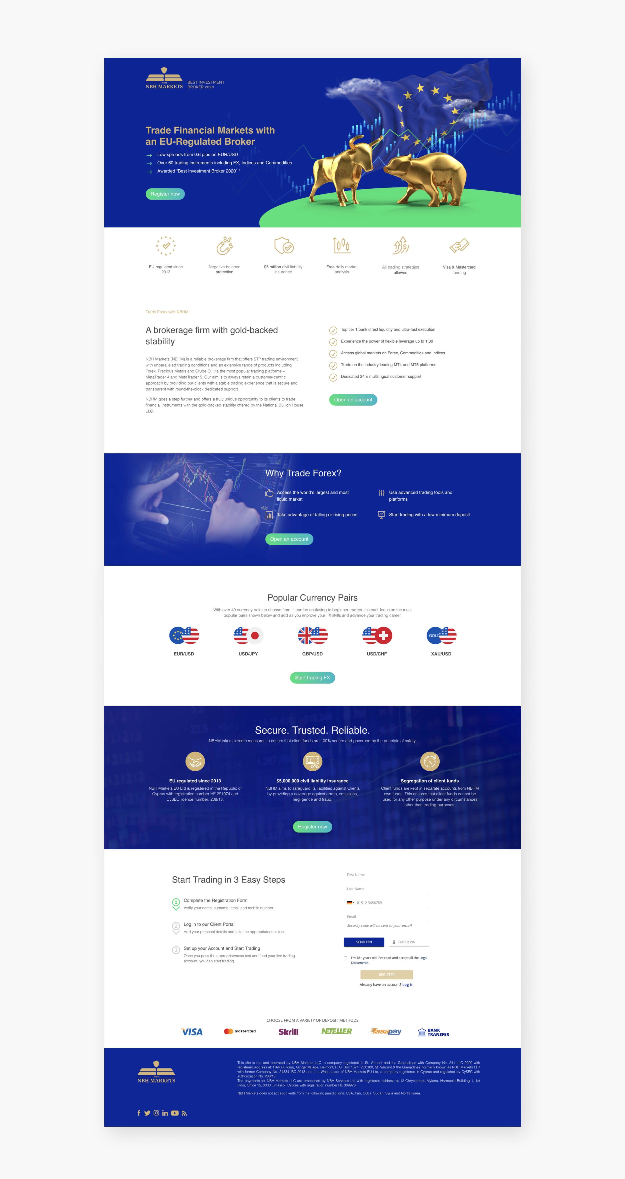 Landing Page for NBHM