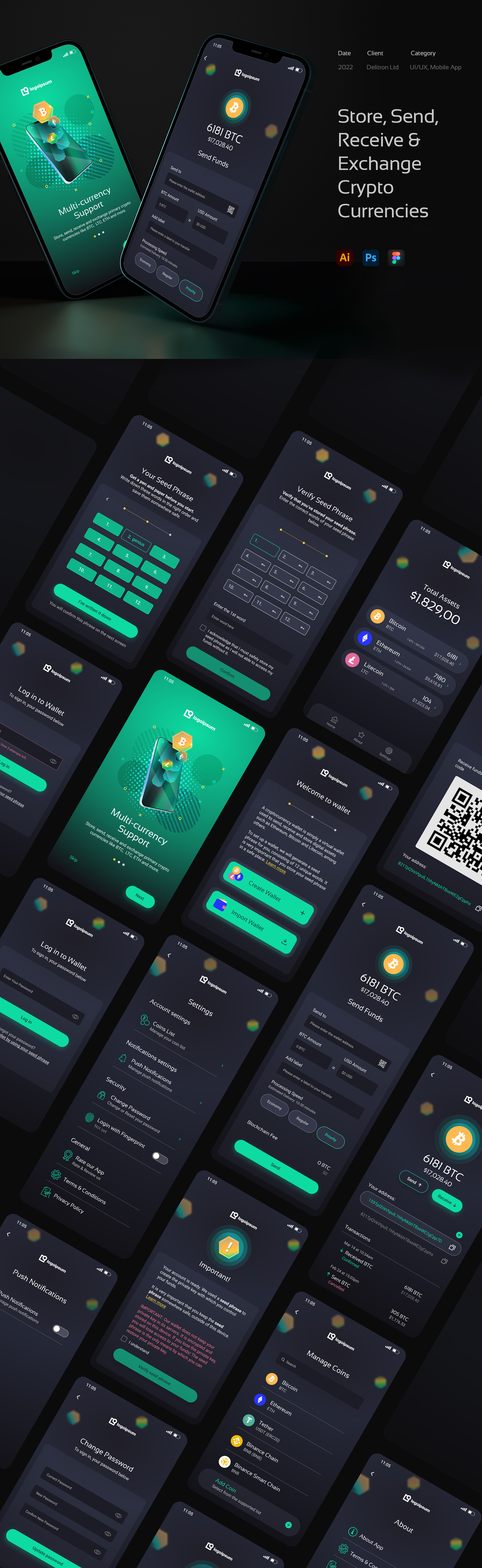 Cryptocurrency Wallet Mobile App